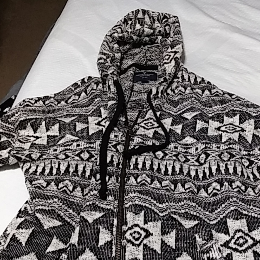 American Eagle tribal print hoodie